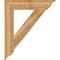 Ekena Millwork Traditional Traditional Rough Sawn Bracket, Western Red Cedar, 6"W x 34"D x 40"H BKT06X34X40TRA01RWR - alternate 3